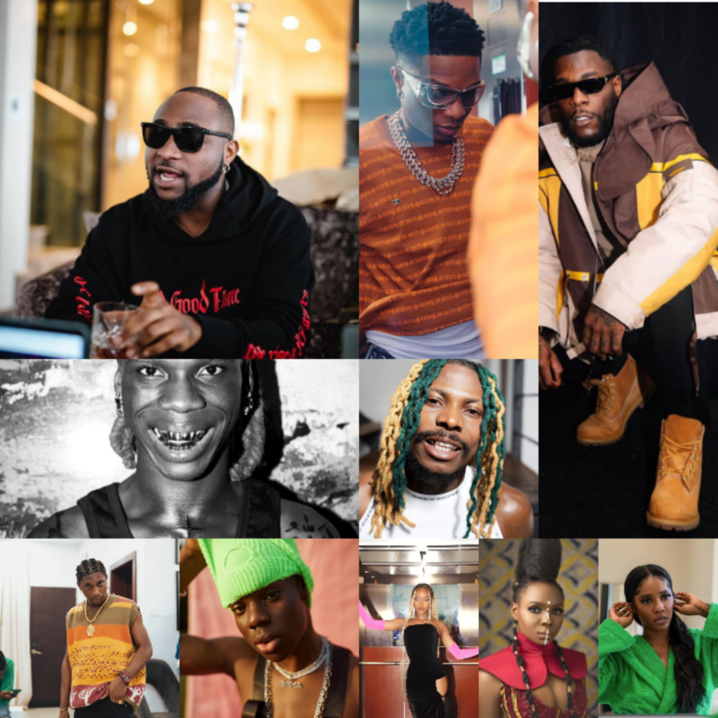 Top 10 Nigerian Trending Music Artist